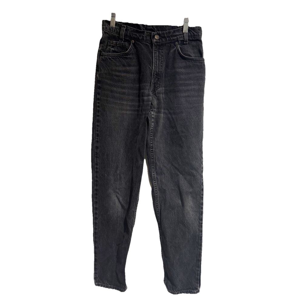 Vintage Levi’s 550 Jeans Orange Tab Black Denim Student Fit 28x30 80s/90s‎
